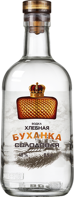 Водка «ХЛЕБНАЯ БУХАНКА СОЛОДОВАЯ»